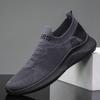 Spring and Summer Slip-on Casual Shoes New Flying Woven Breathable Running Shoes Men Sneaker