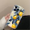 Summer Fruit Lemon Flower 3D Clear Case For iPhone 16 16E 15 14 13 12 11 Pro Max X XS X S Max XR SE 2020  7 8 Silicone Cover