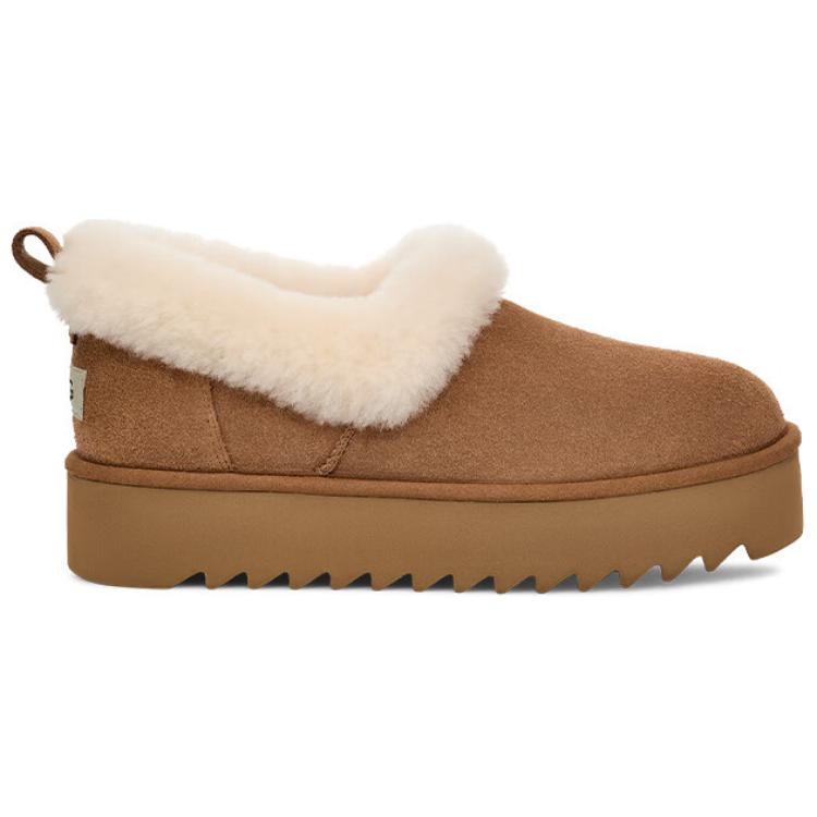 UGG Thick Sole Casual Ankle Snow Boots Women boots Brown 1166733-CHE