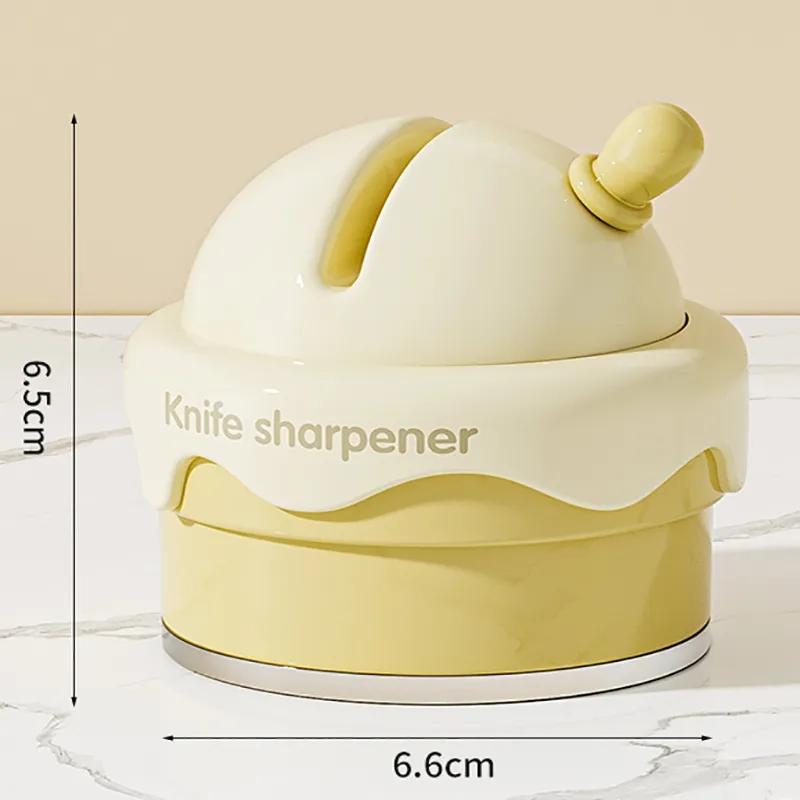 Ice Cream Suction Cup Knife Sharpener Household Kitchen Scissors Tool Divine Tool New Professional Fast Knife Sharpener YLE409