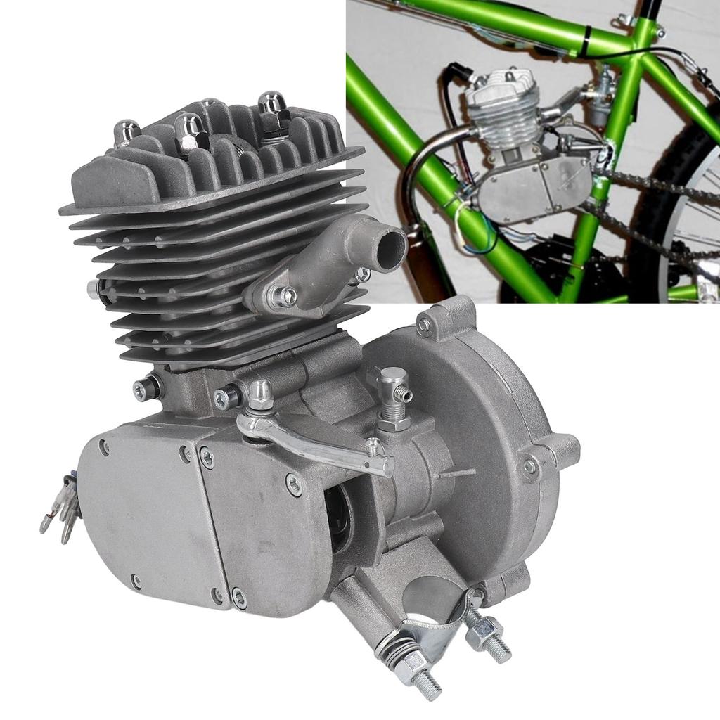 2-Takt-Motor mit 80 CC, motorisierter Fahrradmotor, luftgekühlter Einzylinder-Benzinmotor für den Fahrradumbau