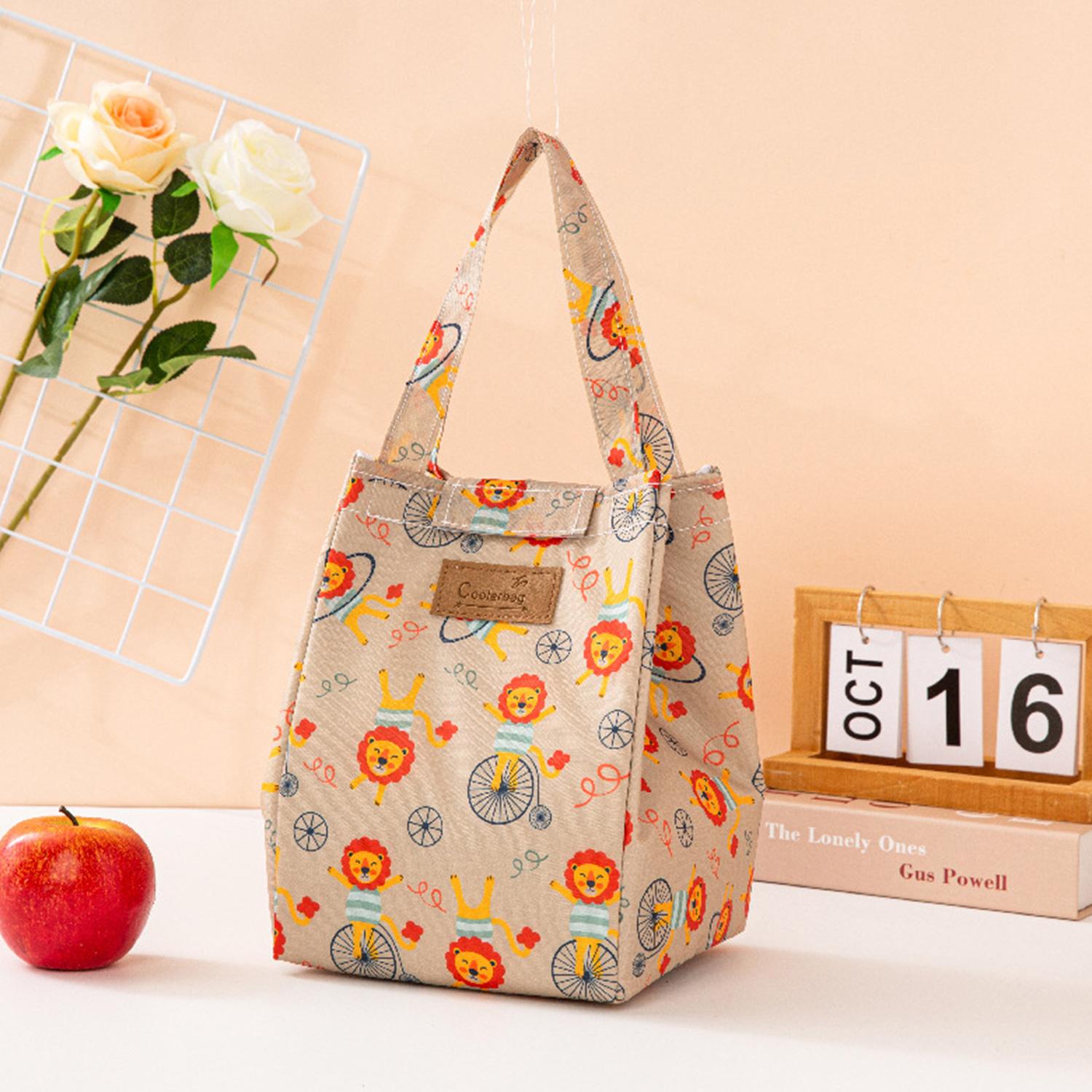 Modische isolierte Lunchtaschen für Männer und Frauen Frühstück Lunchbox Organizer Wasserdicht Camping Essen Getränke Kühltasche Picknick Reise