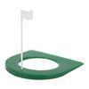 Golf Practice Putting Cup Plastic Putter Plate with Detachable Flag Indoor Trainer Aids