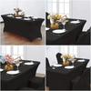 Tight Fitted Spandex Tablecloth Rectangular Cocktail Table Decoration Table Cover  Dining Tables