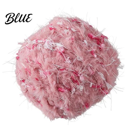 Smooth Weaving Yarn 33M Faux Fur Blend Yarn Soft Fuzzy Mohair for Crochet Thread Knitting DIY Sweater Scarf Hat Colorful Craft Beginners Knitting
