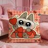 AAzukisans Cute Cartoon Cushion Cover Premium Comfort Reversible Pillow Cove Two In One Design For Any Room  Car Interior