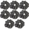New Polka Dot Hair Ties Rope Women Large Size Heart Bowknot Printed Scrunchies Grey Black Hairband Ponytail Holder Headwear