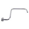 Shower Arm Stainless Steel Shower Arm with Flange S Shape Shower Head Riser Pipe In Wall Installation Shower Head Extension Arm for Bathroom