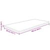 Vidaxl Blat Do Łazienki, 100X50X1,5 Cm, Surowe Lite Drewno