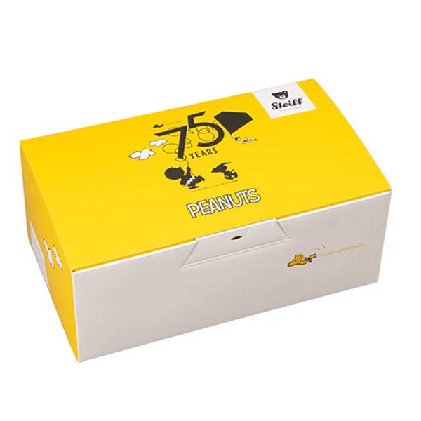 PEANUTS Snoopy PEANUTS 75th Anniversary Steiff Snoopy and Woodstock Japan NEW