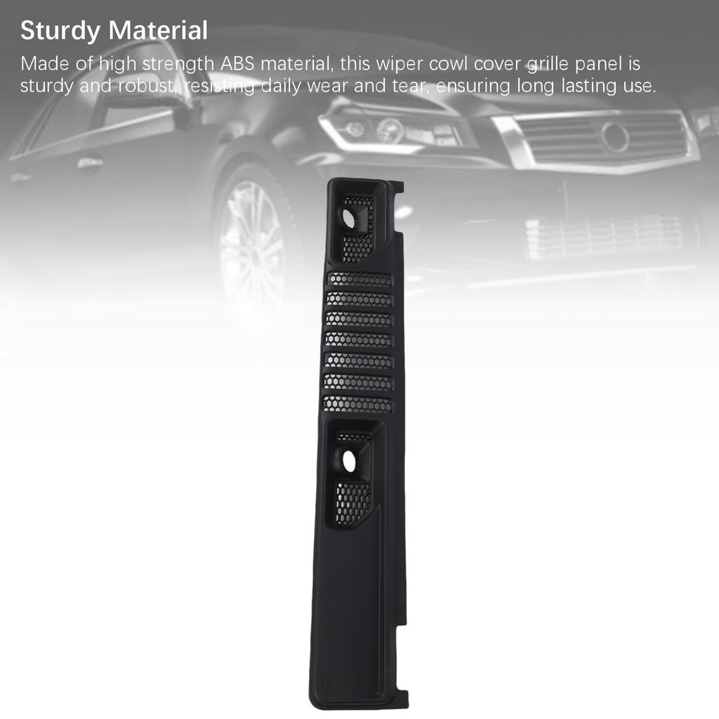 Hood Cowl Panel Grille 68307260AC High Strength Windshield Wiper Cowl Cover Panel Replacement for JL 2018 2024