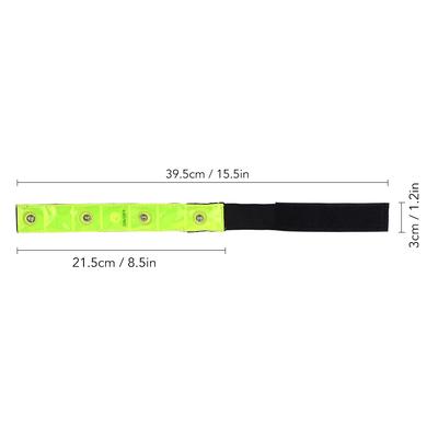 Outdoor Sports LED Night Safety Odblaskowa bransoletka na nadgarstek do biegania na rowerze
