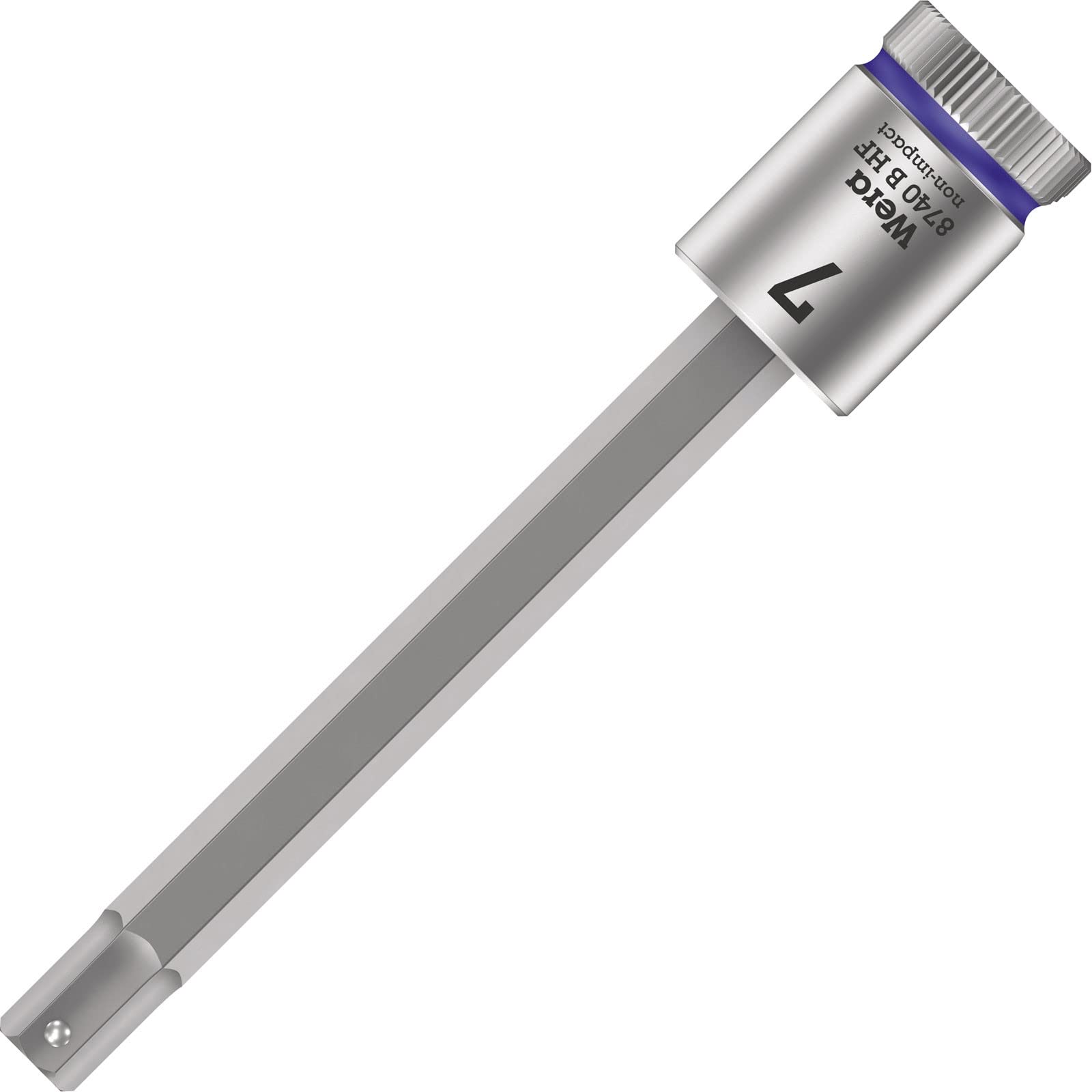 

WERA Drive Bit Socket Tip Size 7mm Total Length 100mm 003038 3/8DR Hex-Plus