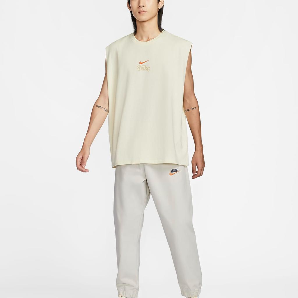 Nike Sportswear Graphic Tank Asia Sizing 'Coconut White' Men's HM4455-113