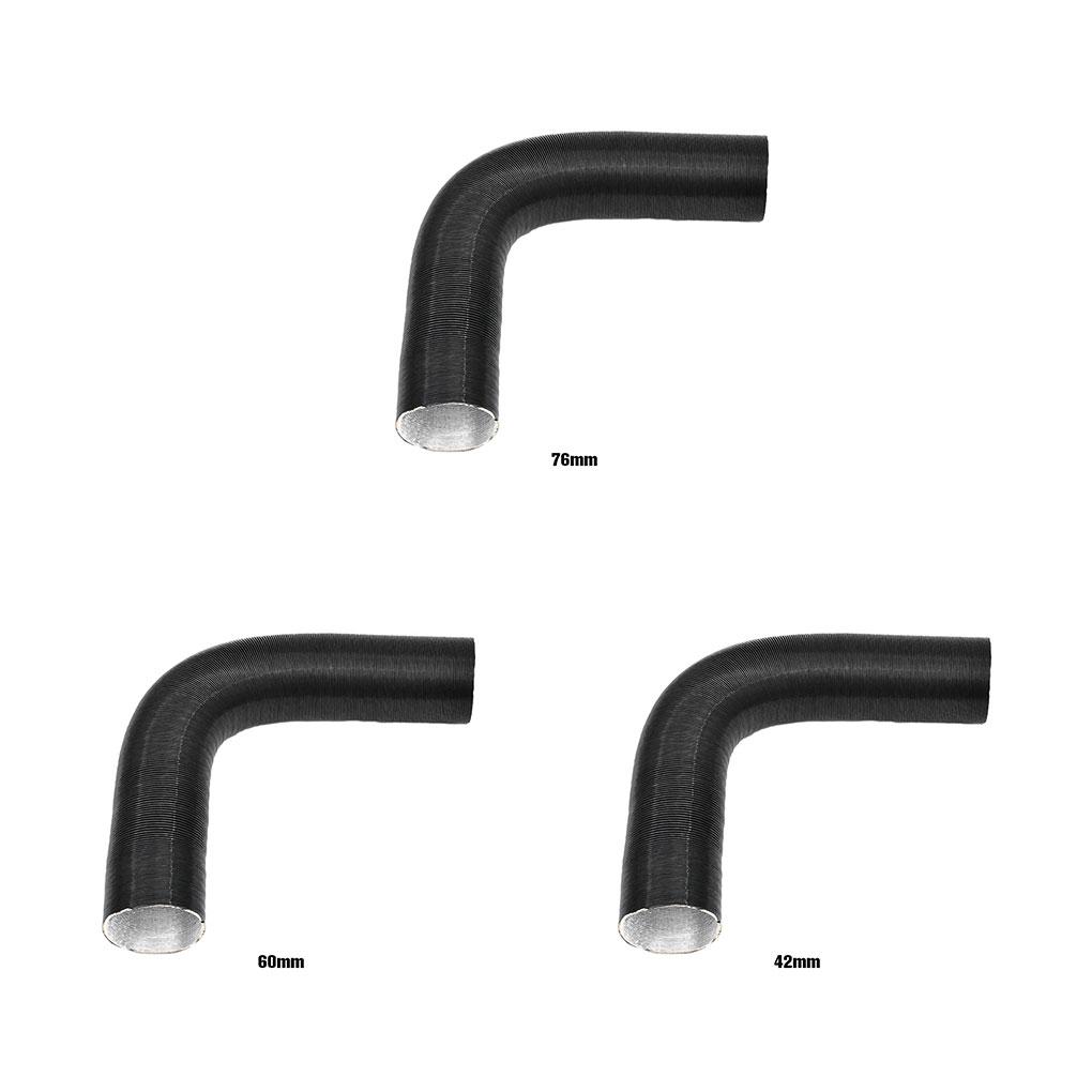 Kovová lehká a odolná hliníková fólie Vlnitá vstupní vzduchová trubka pro auto ohřívač vzduchu Anti-shock