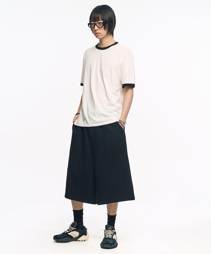 MOO Sokaya Sweat Long Bermuda Pants - Black