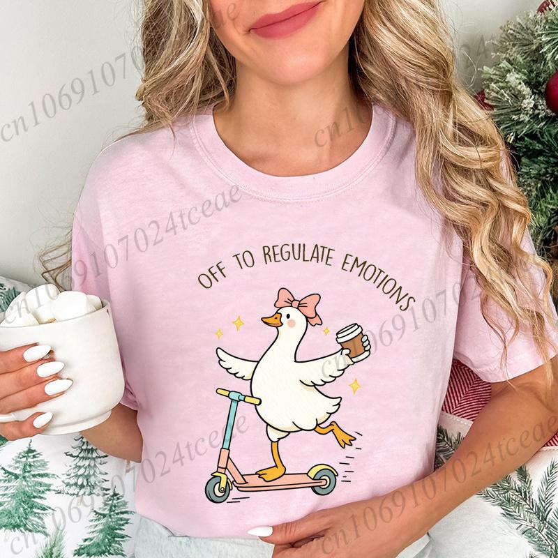 Occupational Therapy Goose Shirt,Off To Improve Daily Living Tee,Mental Health T-Shirts,Fashion Creative Design T Shirt Tops
