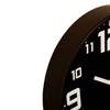 Horloge argent "Silence" noir D30cm - Atmosphera createur d'interieur