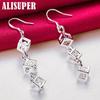 925 Sterling Silver Baishige AAA Zircon Drop Earrings Jewelry