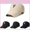 V Letter Embroidery Men Summer Sun Protection Baseball Cap Breathable Hat Women