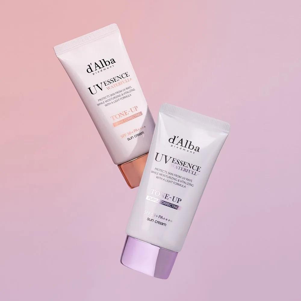 Pink Tone-Up Sunscreen 50ml + Purple Tone-Up Sunscreen 50ml