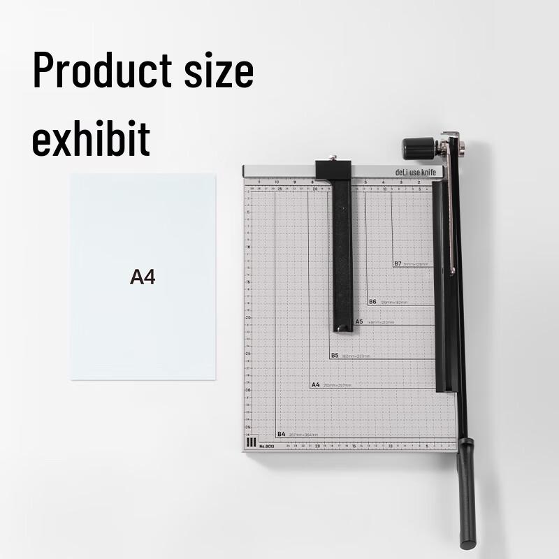 Deli 8013 Steel Manual Paper Cutter