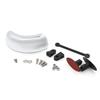 Motorcycle Rearview Mirror with 180 Degree Vision Convex Lens for ATV UTV Scooter Boat Car