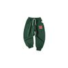 Children's Spring and Autumn Sports Pants for Boys and Girls, Letter Print Long Pants, Solid Color Casual Jogger Sweatpants for Boys