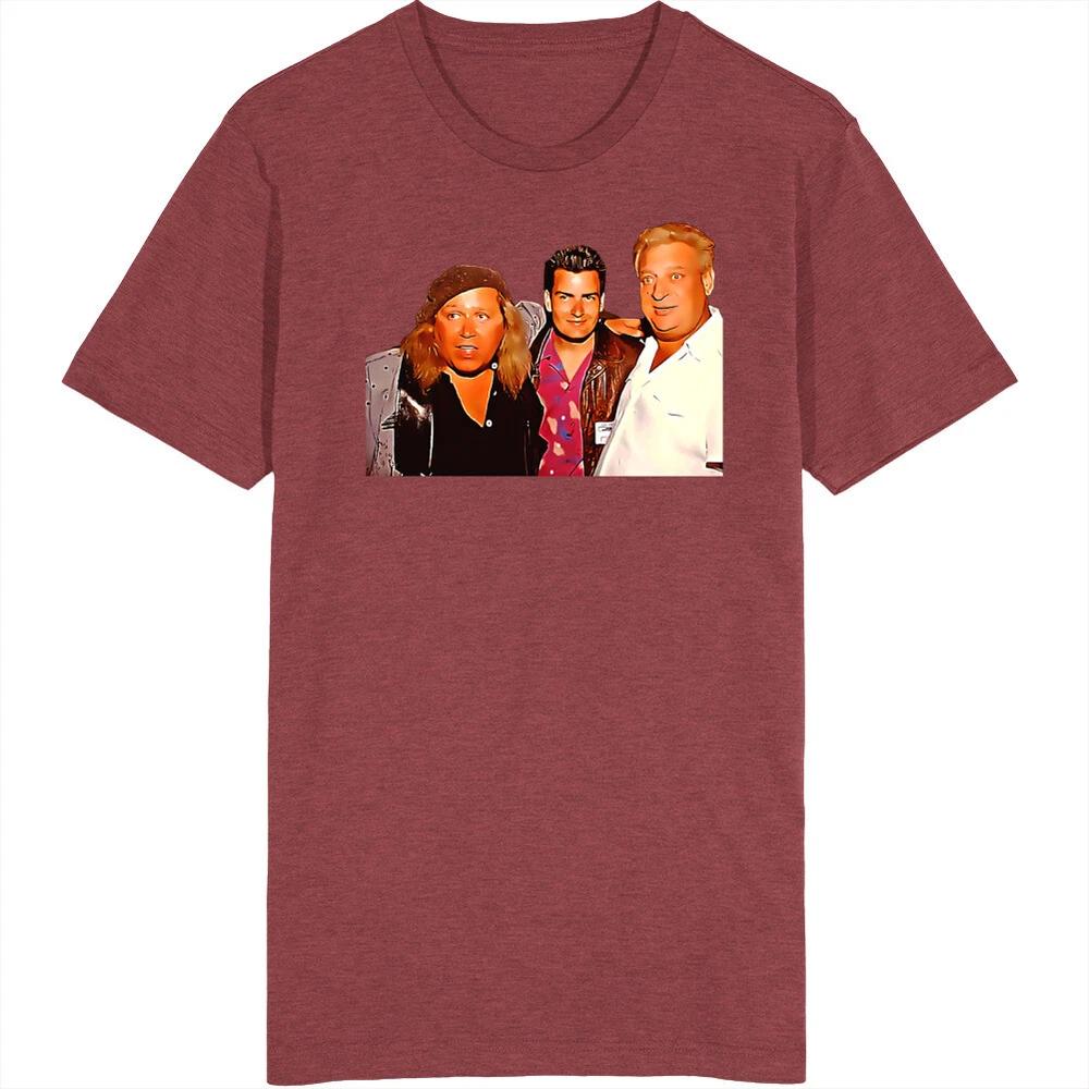Charlie Sheen Rodney Dangerfield Sam Kinison Acteurs Comedianten T-shirt