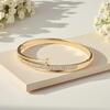 European Luxe Snake-Shaped Zircon Bracelet - Trendy, High-End Design Hand Jewelry