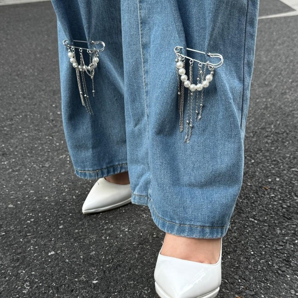 Jewelry Gift Trouser Brooch Chain Clothing Jewelry Anklet Bracelet Pearl Tassel Ankle Chain