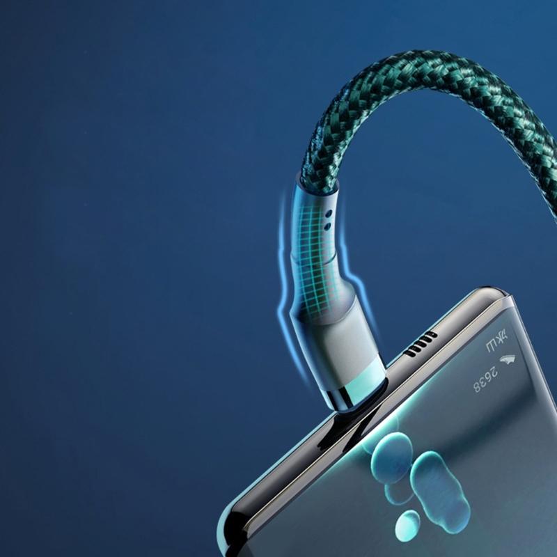 Fast 10A Charging Cable with Type C Interfaces for Efficient Data Sync and Power Delivery