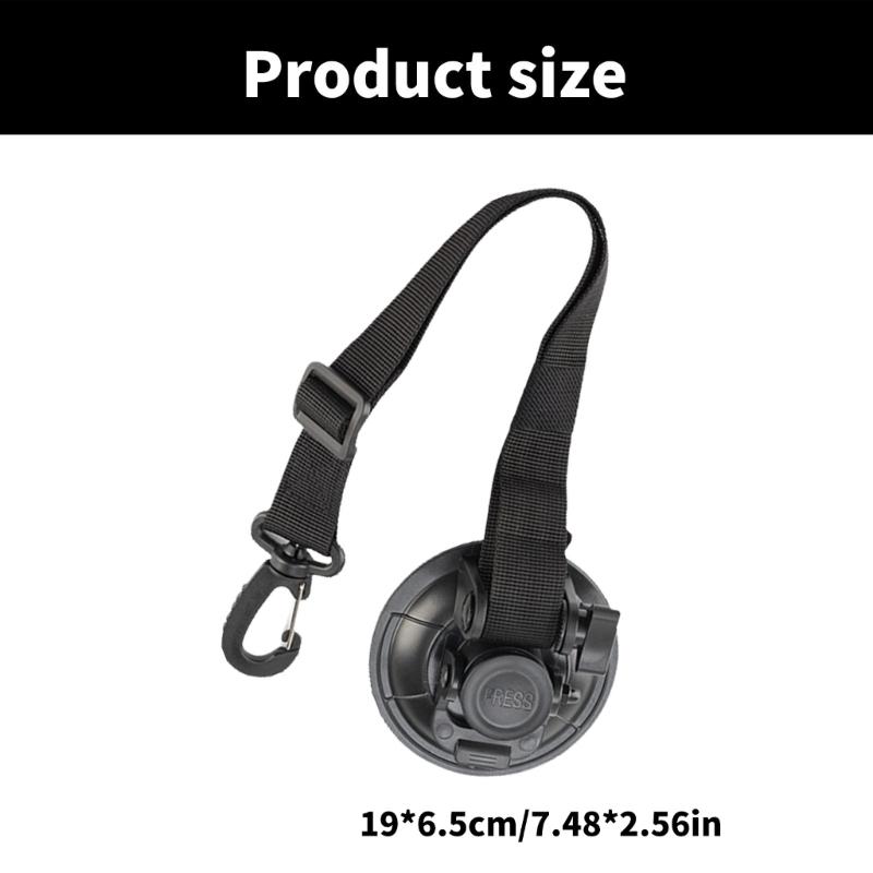Door Heavy Duty Fastening Belt Door Retainer Strap Holder Door Suction Cup Strap Adjustable Fastener Portable
