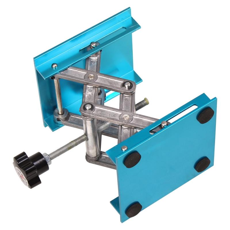 4"x4" 100x100mm Aluminum Router Lift Table Woodworking Engraving Lab Lifting Stand Rack Lift Platform Woodworking Benches