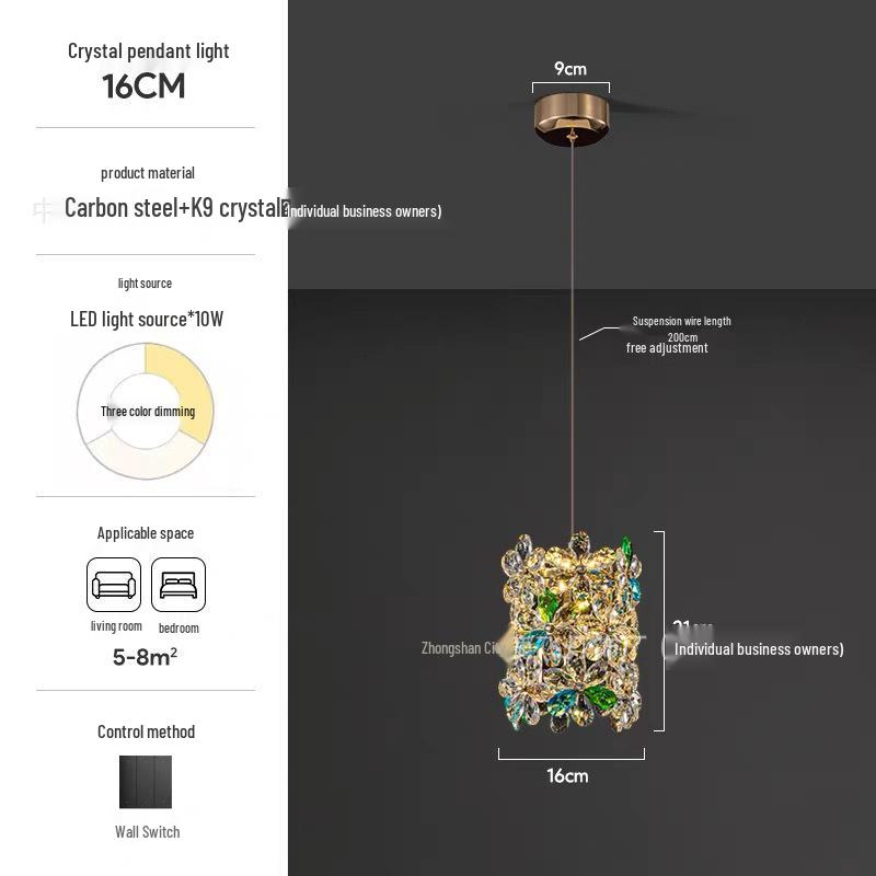 French Crystal Chandelier: Retro Style for Villas & Bedrooms