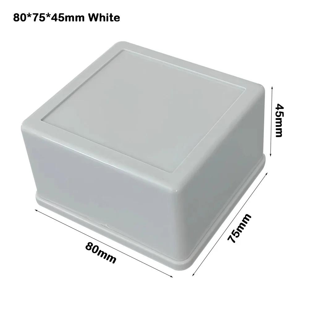 Waterproof Project Enclosure Boxes ABS Plastic 10 Styles Storage Case White Black Housing Instrument Case Electronic Supplies