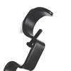 3Pcs Iron Curtain Rod Bracket Black Curtain Rod Hook Double Curtain Rod Bracket  Home Decoration