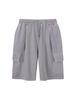 BUCKAROO Dyed Bermuda Sweat Cargo Shorts Light Grey