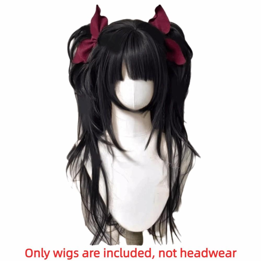 Synthetic Long Curly Wavy Lolita Wig with Bangs Cosplay Halloween Christmas Wig Role-playing