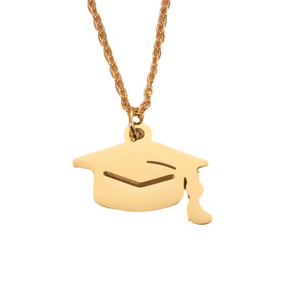 Graduation Cap Necklace Unisex Graduation Cap Charm Necklace Graduation Keepsake Jewelry Gift for Best Friend Graduate