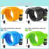 Bicycle Lock With Password Code Secure Steel Cable For Mountain Bike And City Commute