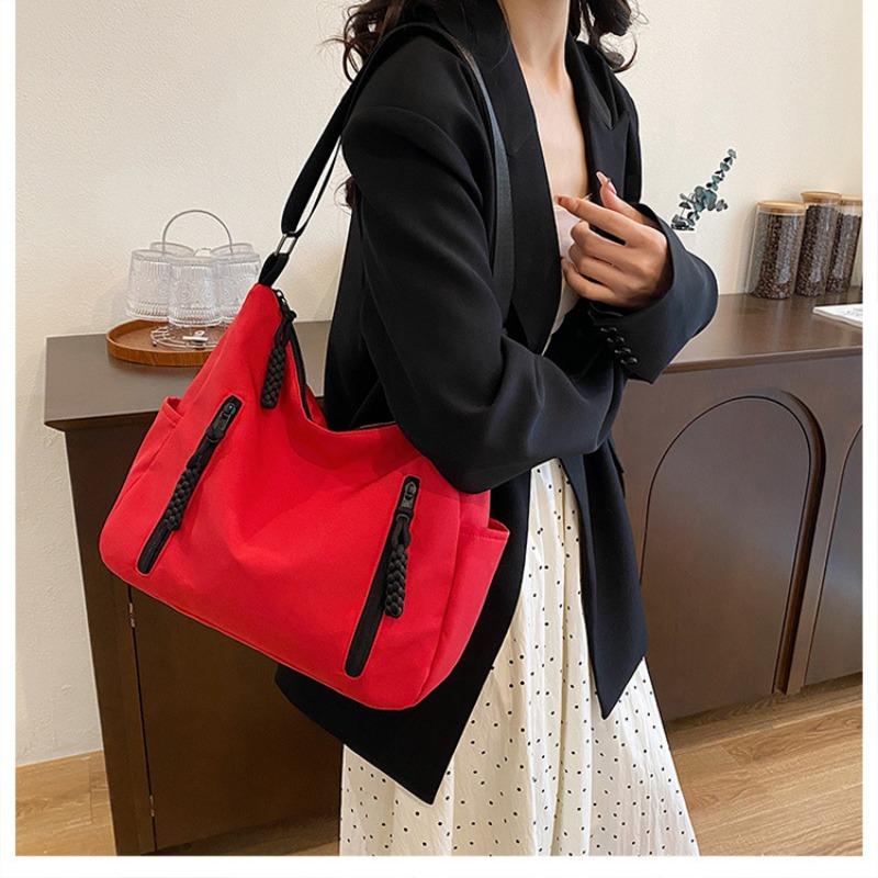 Large Capacity Single Shoulder Bag Fashion Casual Commuting Tote Bag Korean Style Crossbody Bag for Women