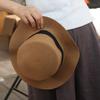 Spring Summer Flat Tops Cap Sunshade Sun Hat Ins Straw Hat  Men and Women