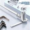 1-4,5mm Manuelles Metallbiegegerät Kleines Manuelles Stahlblechbiegegerät Metallbearbeitung Biegevorrichtung Stahlblechbiegewerkzeug für Eisendraht
