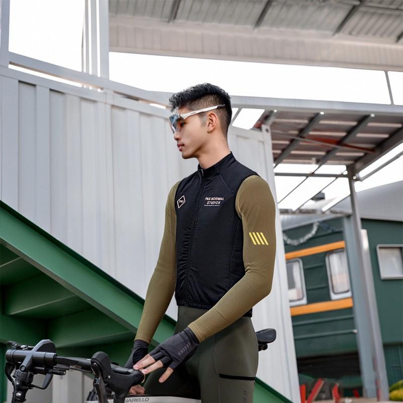 PAS Fleece Cycling Vest Sleeveless Windproof Warm Road Mountain Bike Jacket Men Women