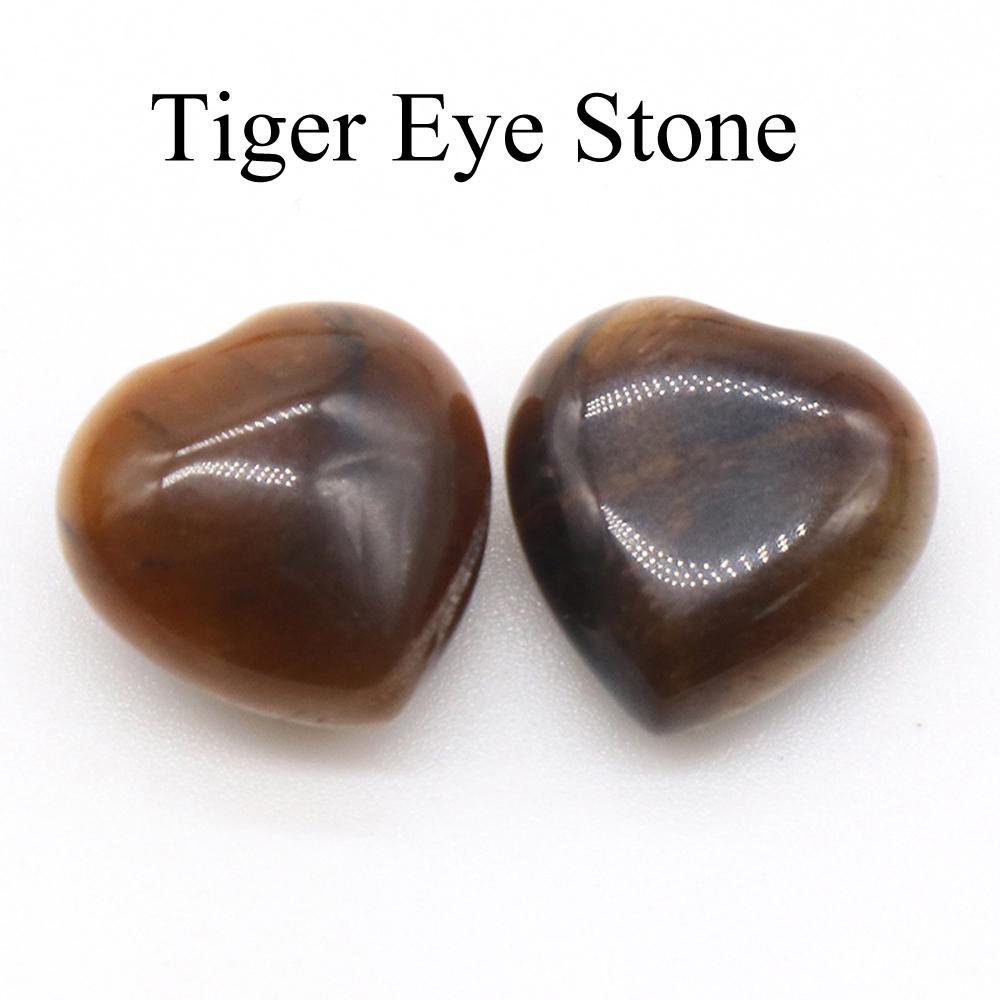 2 bucăți mini energie din piatră naturală ornament de inimă, cristal vindecător Reiki agat sodalit ametist jad piatră prețioasă decor pentru casă bijuterii cadouri 15 mm