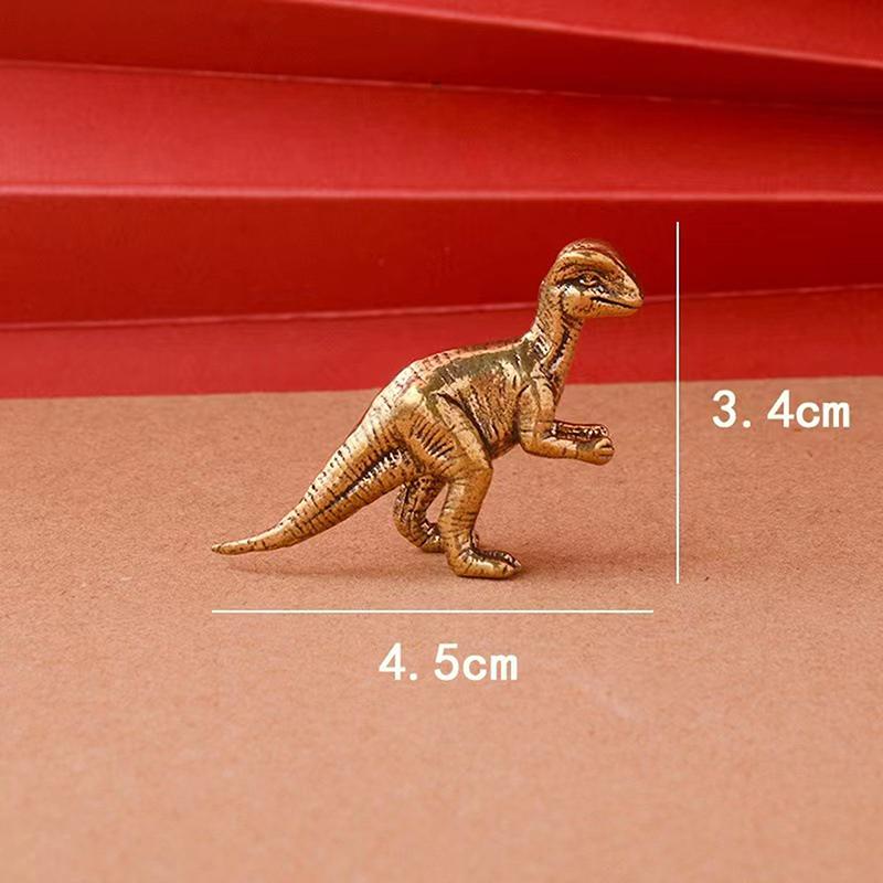 11 Kinds, Brass Dinosaur Model Decoration Jurassic Tyrannosaurus Triceratops Ankylosaurus Modeling Metal Crafts Decoration