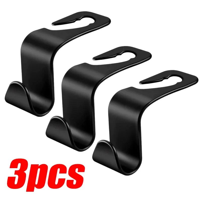 Universal Auto Seat Headrest Hook Storage Hanger Car Vehicle Hooks Back Seat Organizer Holder Clip Car Interior Accessories