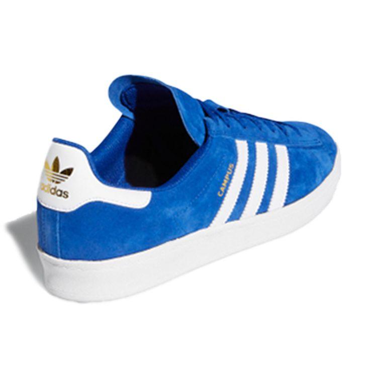 Adidas Originals Campus 00s Adv Comfortable Daily Low-Top Skate Shoes Men Sneakers Blue White FV5943