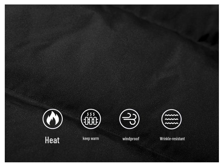 2025 Winter Faux Two-Piece Hooded Cotton Jacket - Unisex Warm, Trendy, Casual Bread Coat